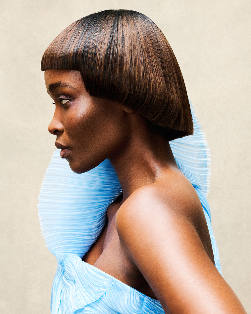 Brunette Stepped Bob - Annabel Payne & Matt Darvill - BHA South West Hairdresser of the Year 2026 Finalist Collection